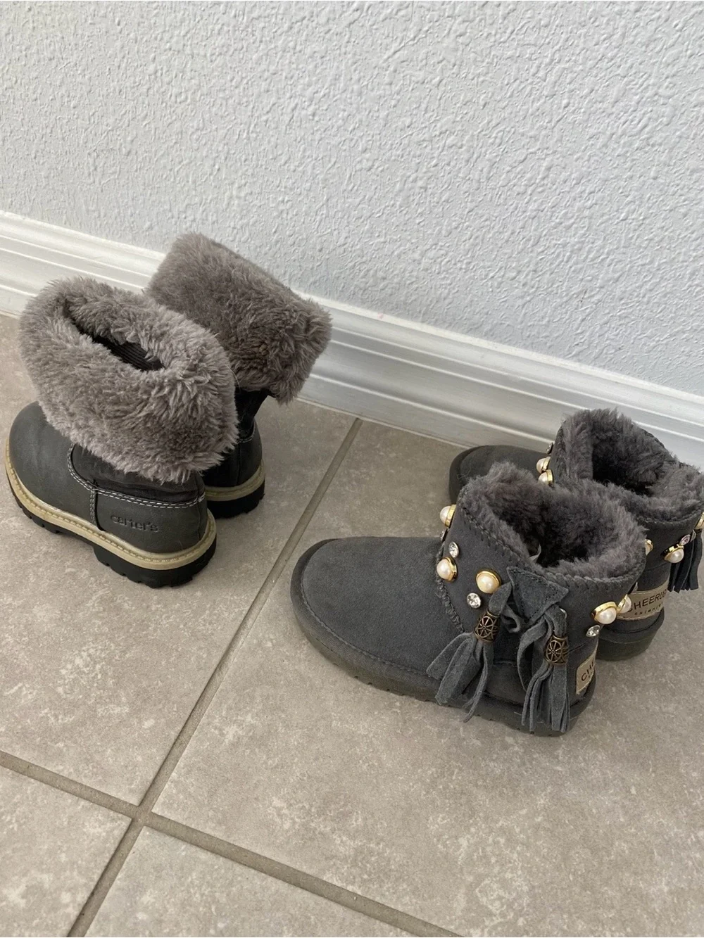 Baby girl boots bundle set shoes Carter’s the once to the left